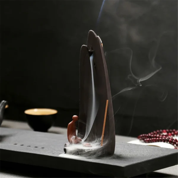 Mountain Flow Backflow Incense Burner - Image 3